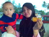 umi and baby